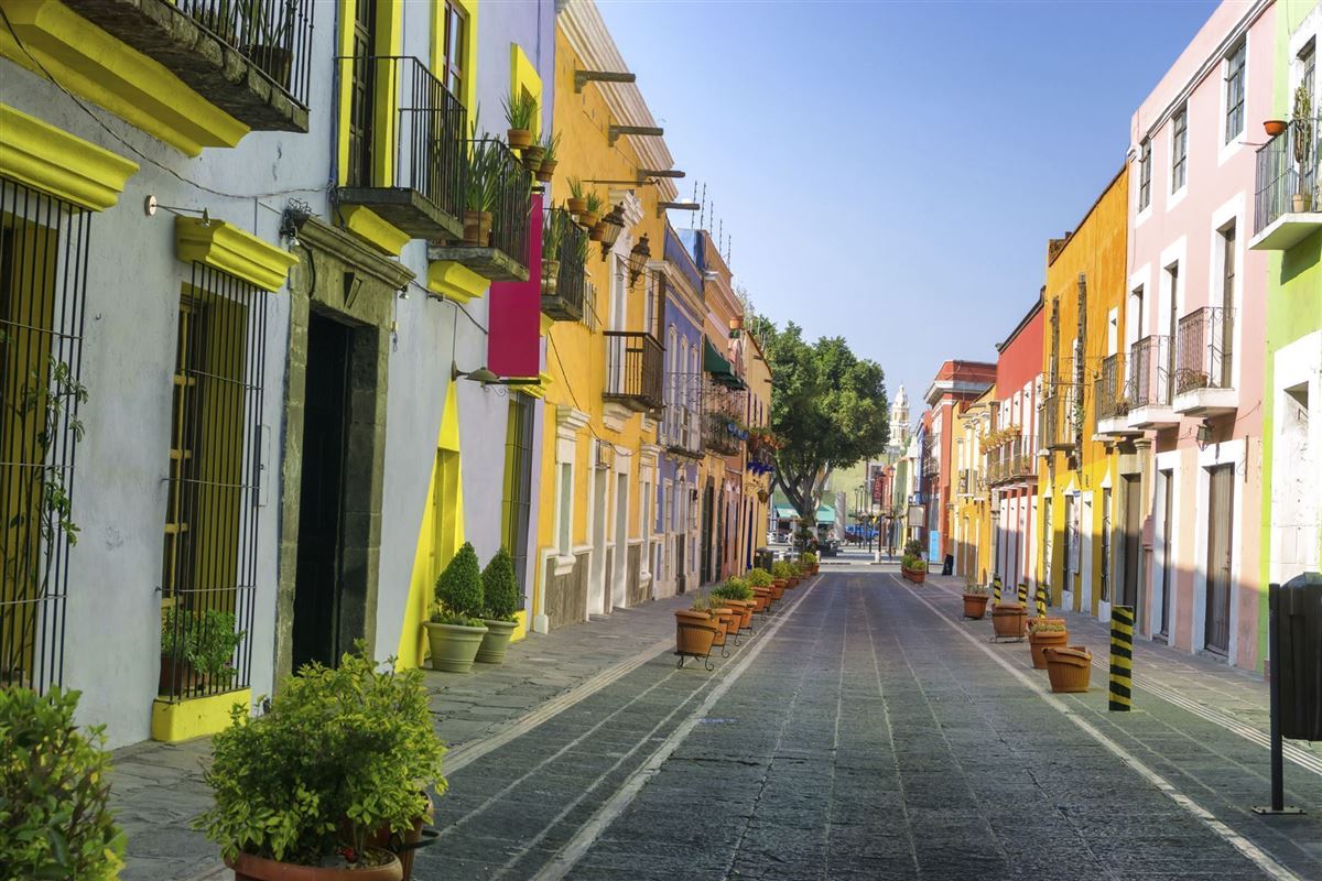 Im Zentrum von Puebla