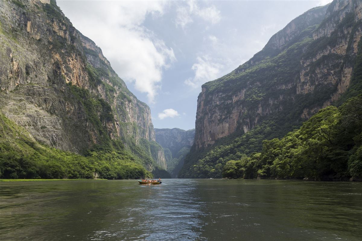 Bootsfahrt im Cañon del Sumidero