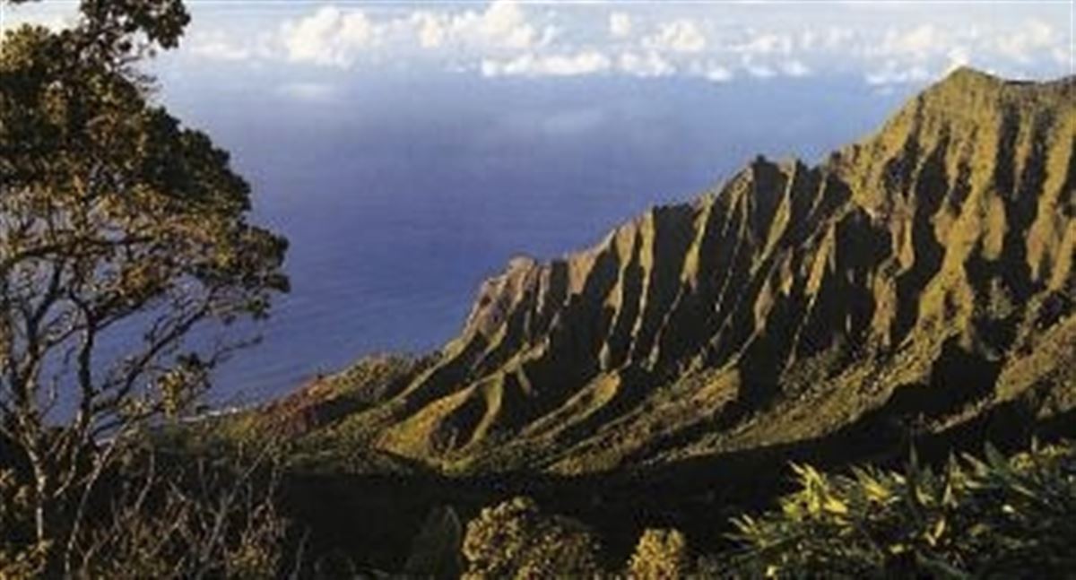 Die schroffe, vielfältige NaPali-Steilküste auf Kauai