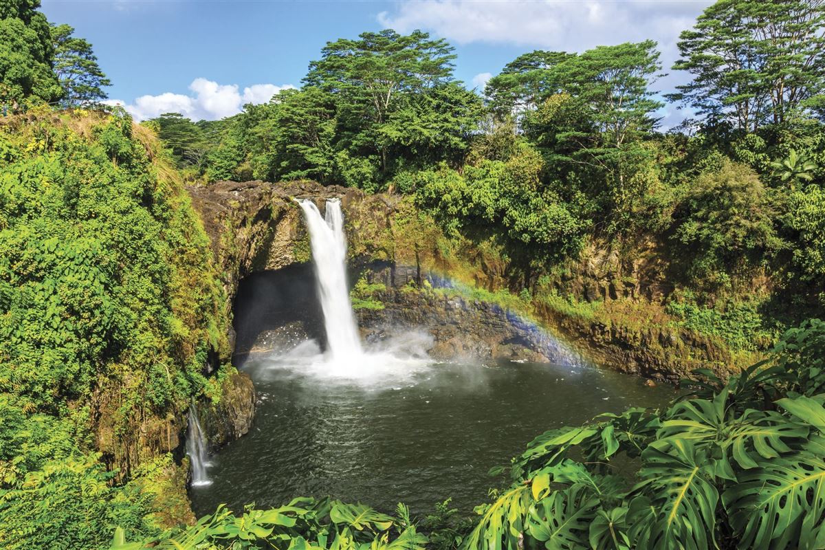 Unterwegs ein Wasserfall
