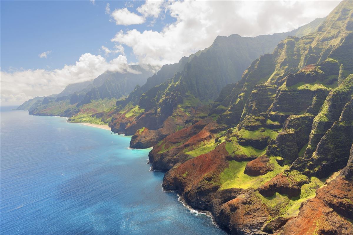 Die wunderschöne Napali-Küste auf Kauai