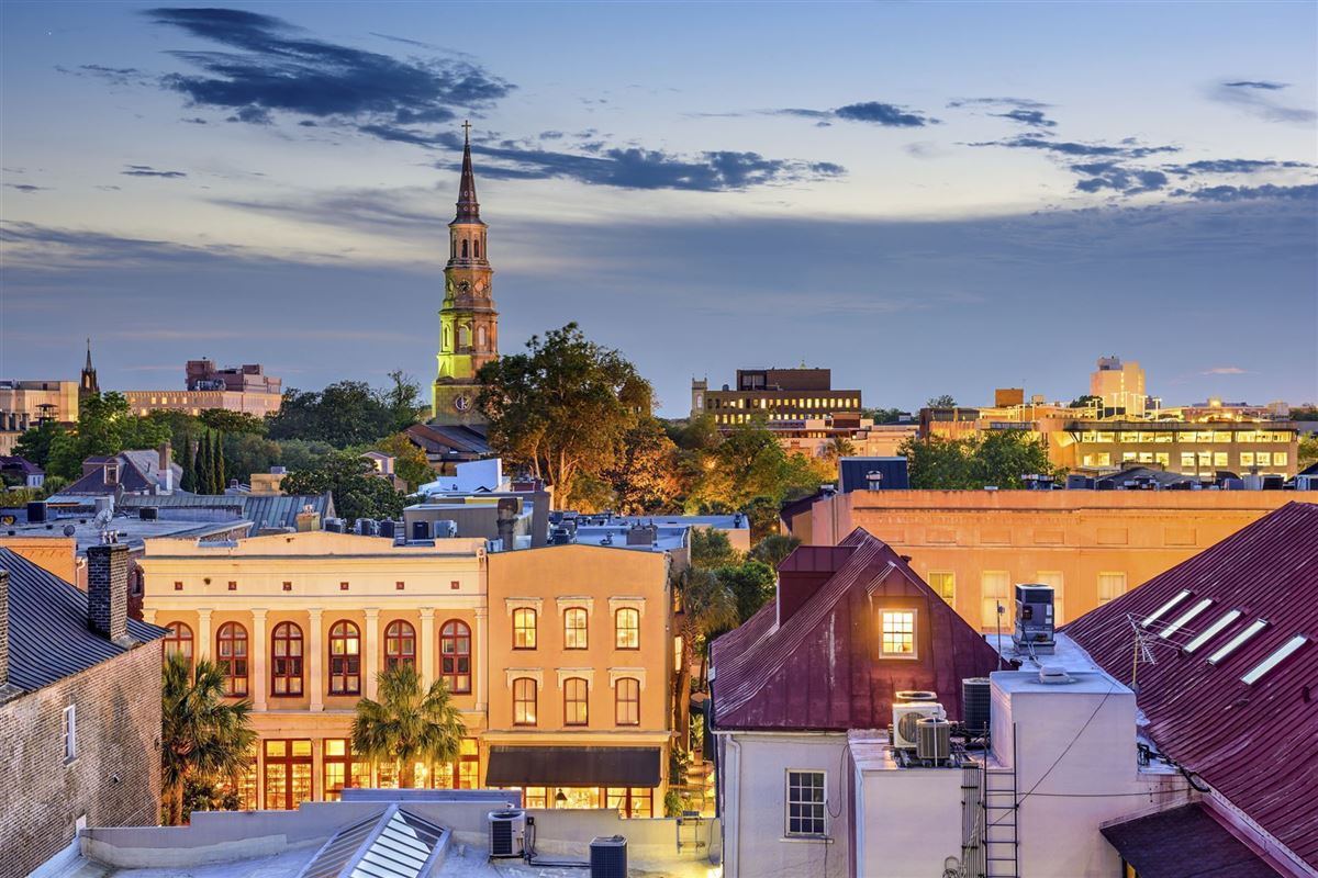 Traumhafte Abendstimmung in Charleston