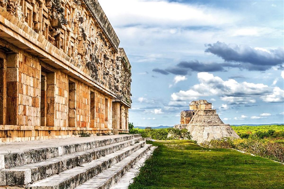 Die Ruinenanlage von Uxmal nahe Mérida