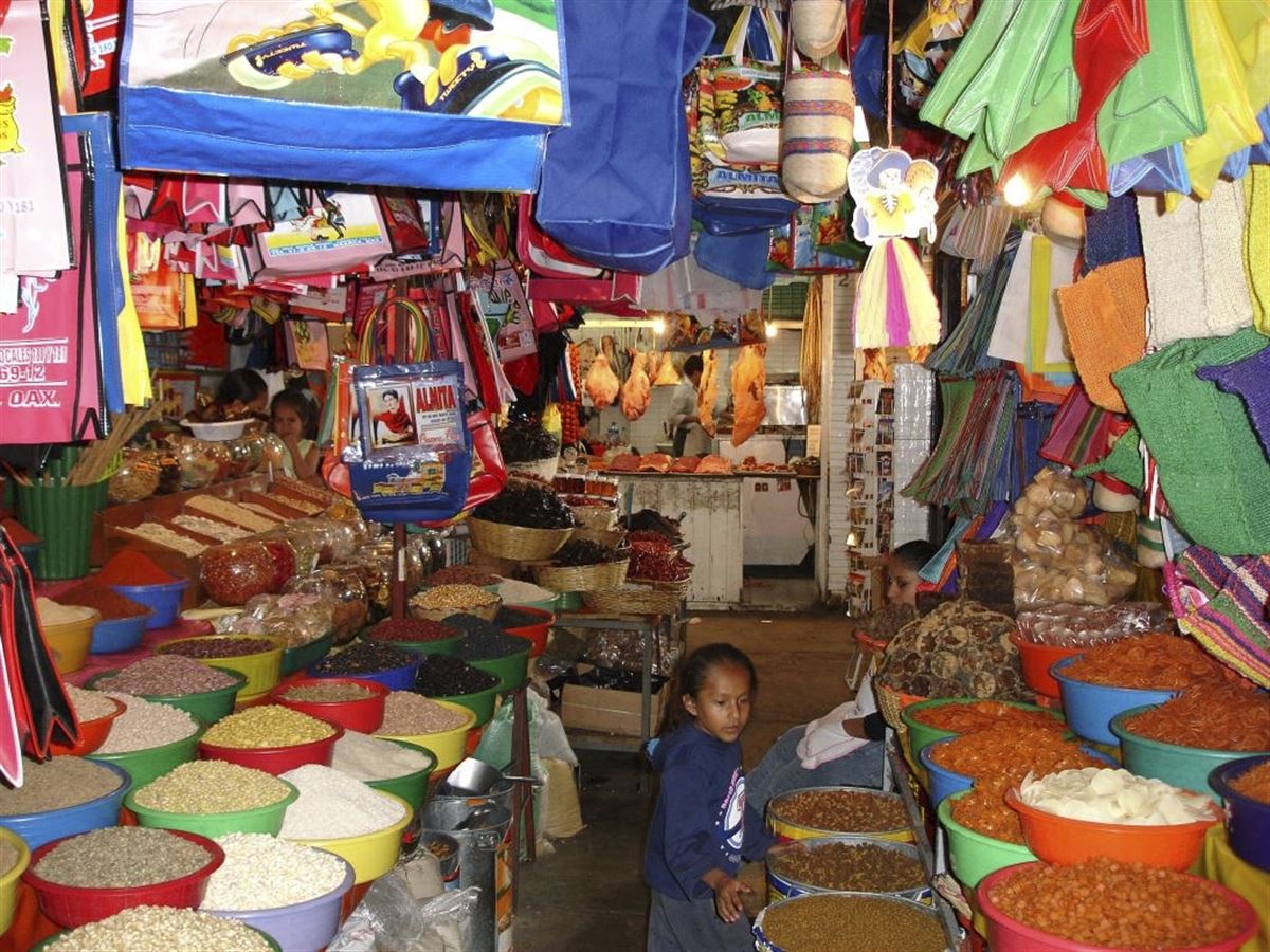 Marktszene in Oaxaca