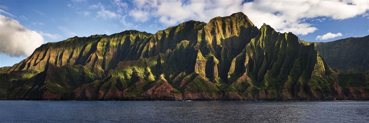 Panorama der NaPali-Küste auf Kauai