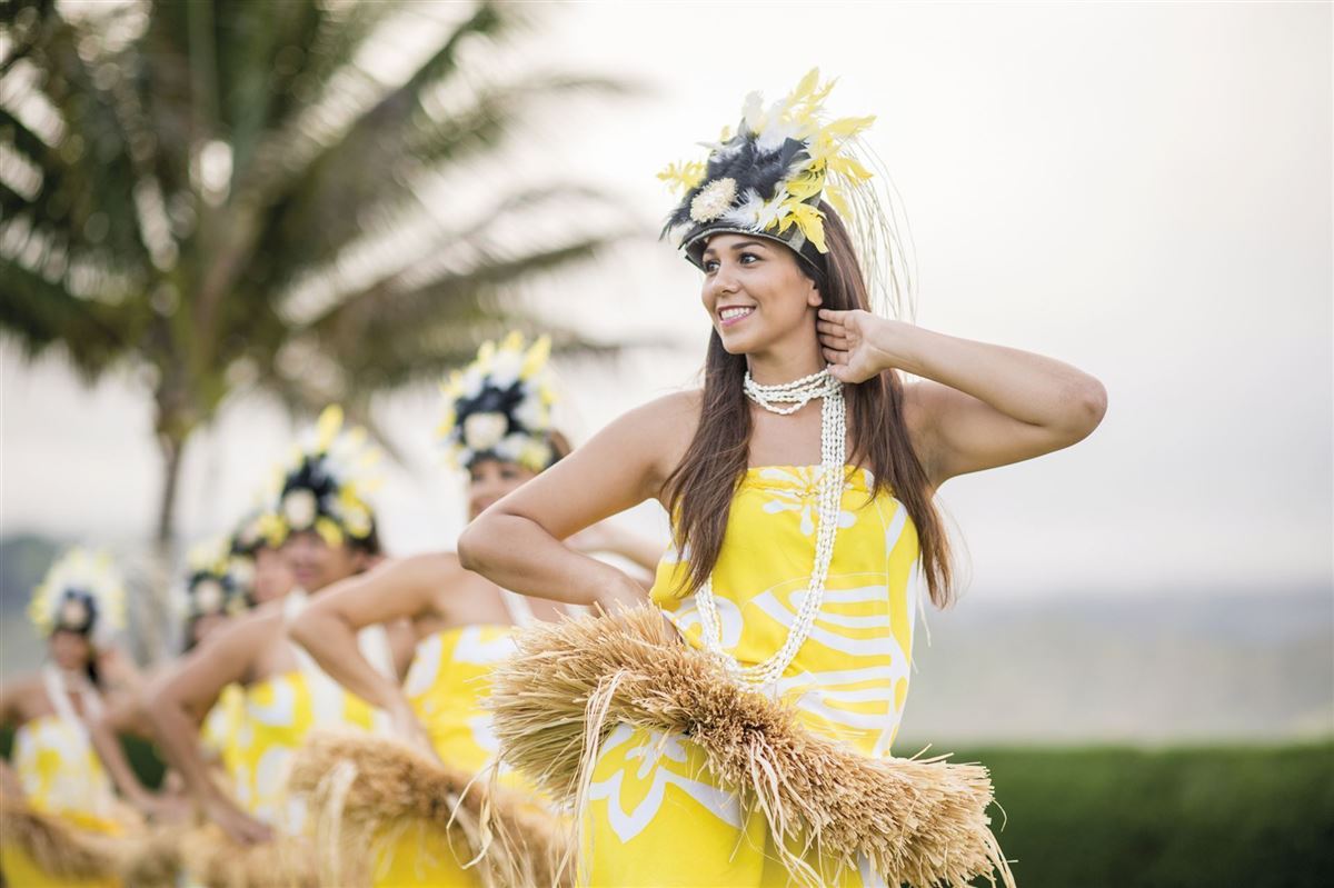 Polynesische Tänzerinnen