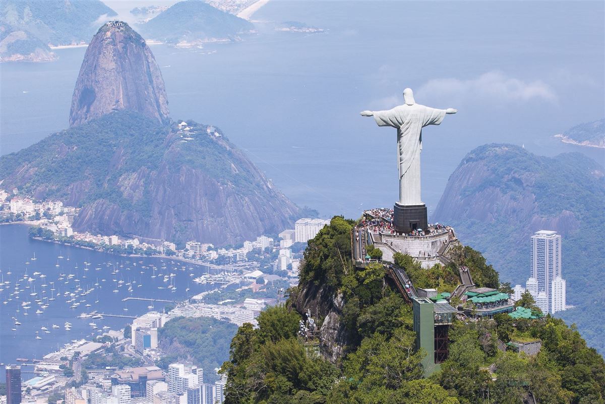 Fantastischer Blick auf Rio de Janeiro, Brasilien