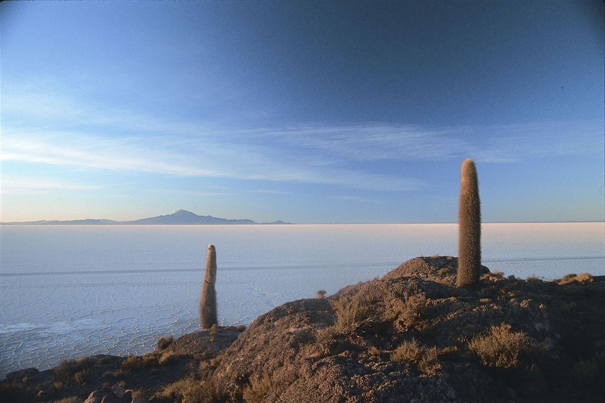 Landschaft am Salar de Uyuni