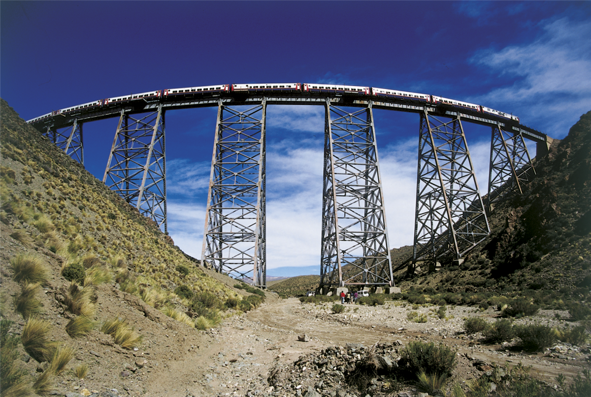 Bahnfahrt über den Wolken, Argentinien