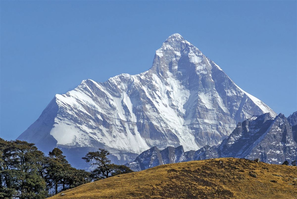 Blick auf den Nanda Devi (7.817m)
