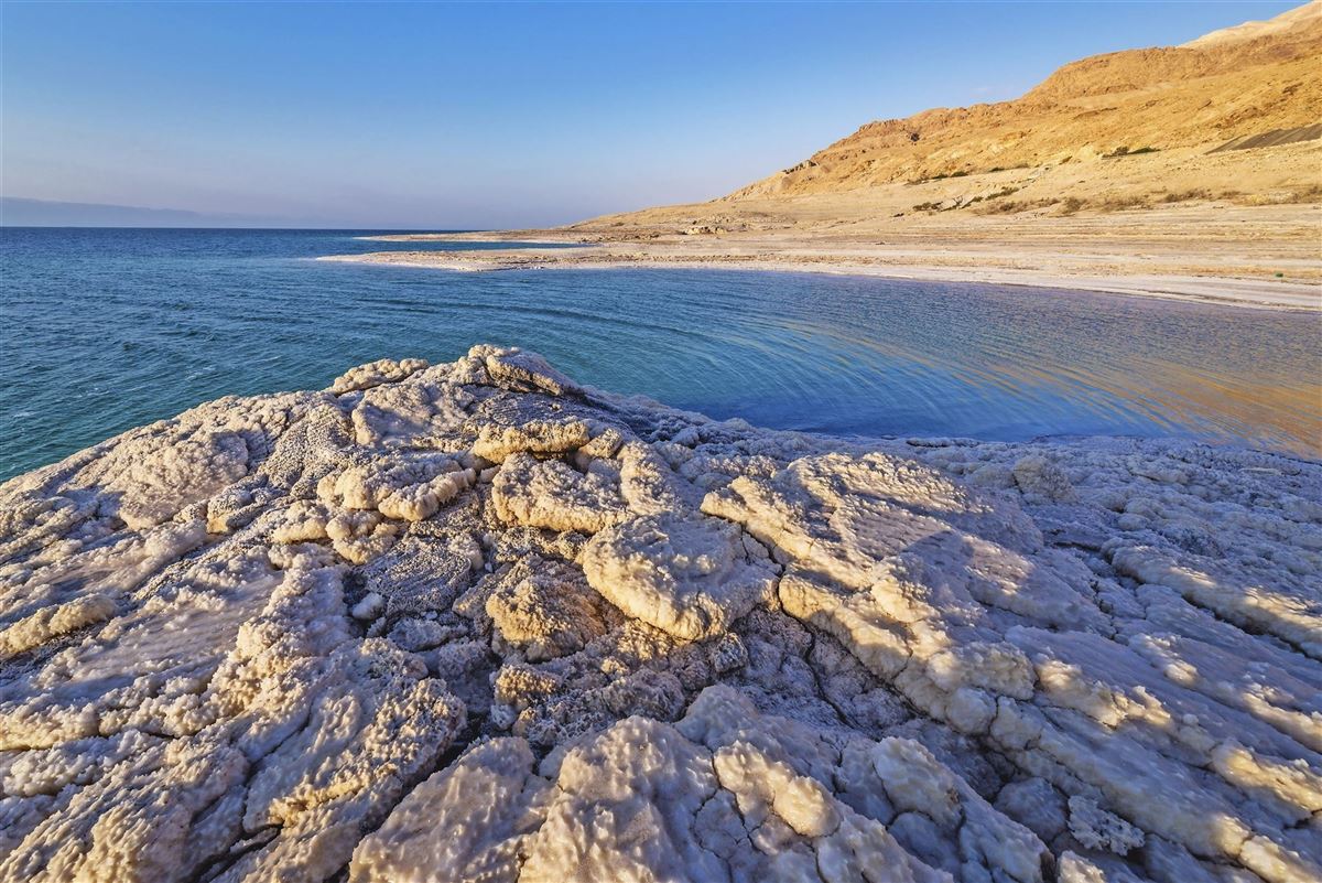 Steinsalz am Toten Meer