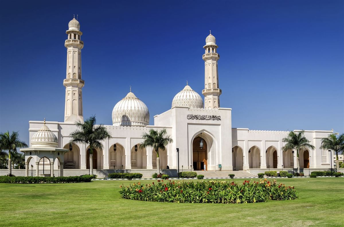 Die Sultan Qaboos Moschee in Salalah