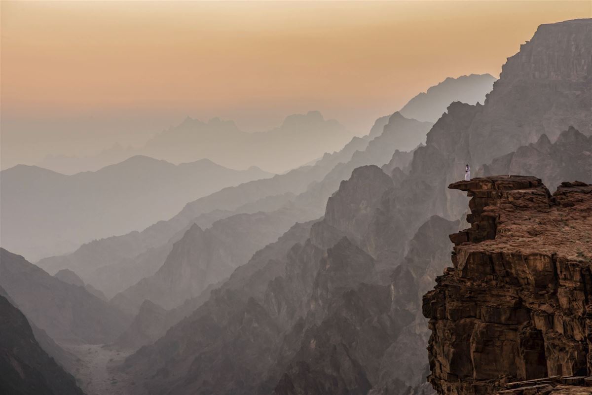 Berglandschaft in der Region Tabuk