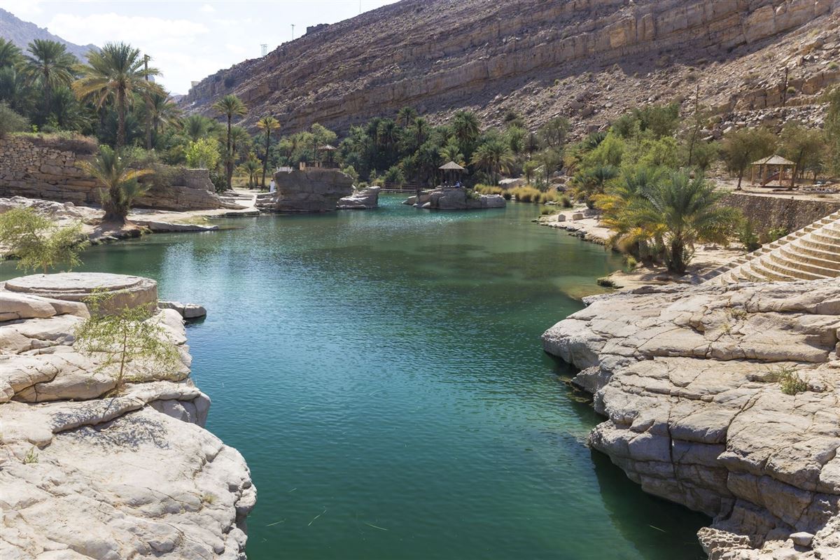 Wasserpool Wadi Bani Khalid
