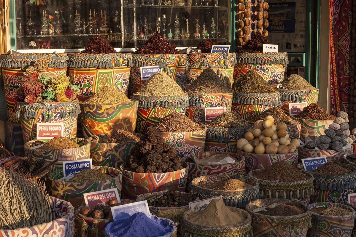 Straßenmarkt in Ägypten