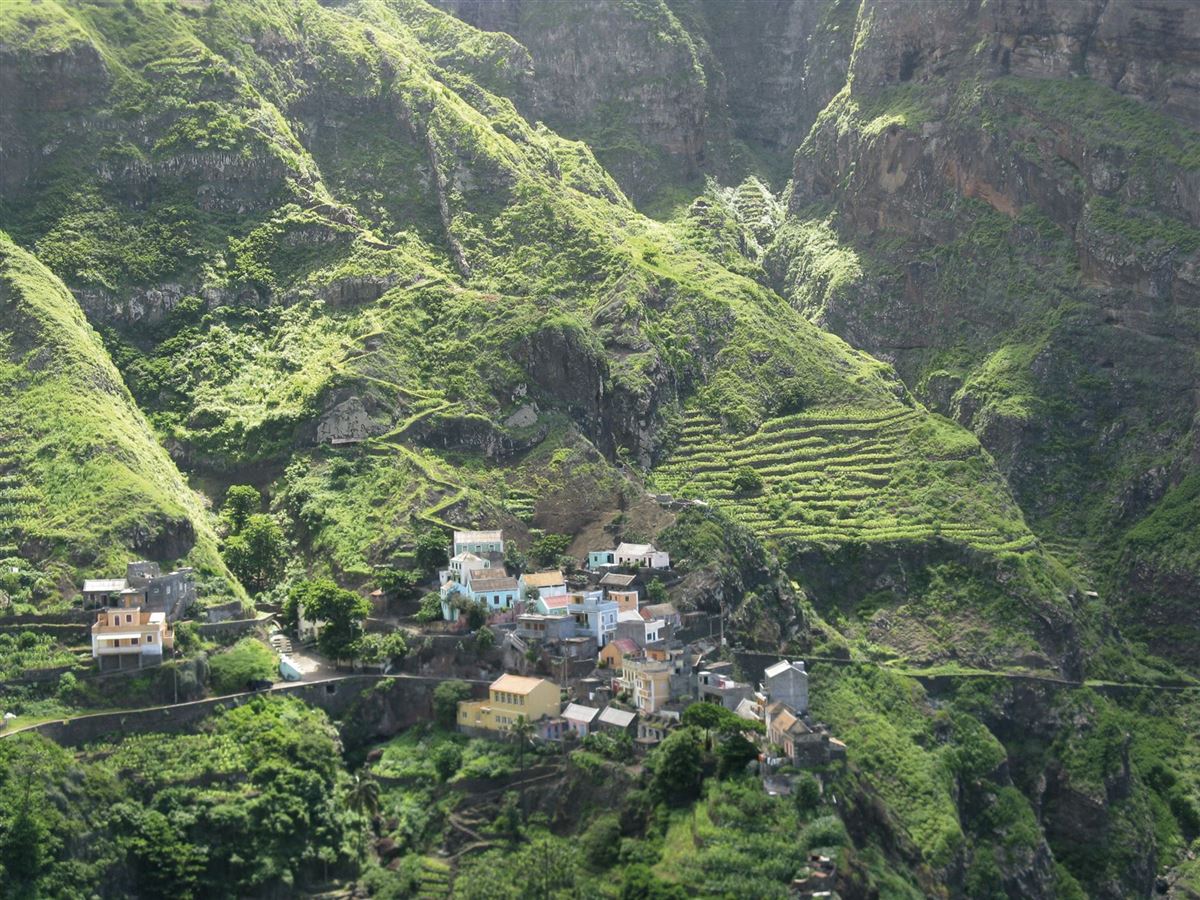Berglandschaft auf Santo Antão