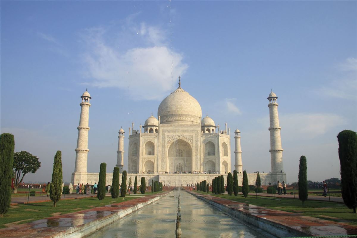 Das märchenhafte Taj Mahal in Agra