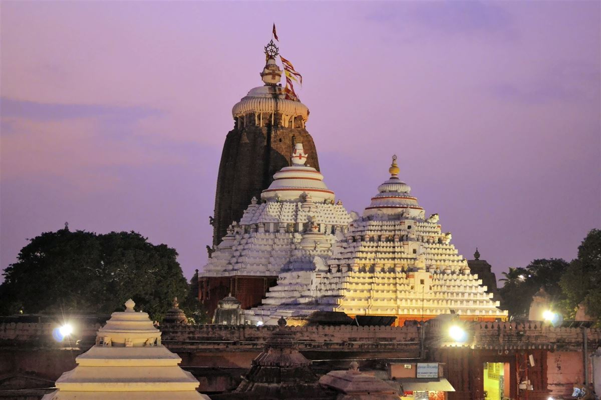 Jagannath Tempel in Puri, Orissa, Indien
