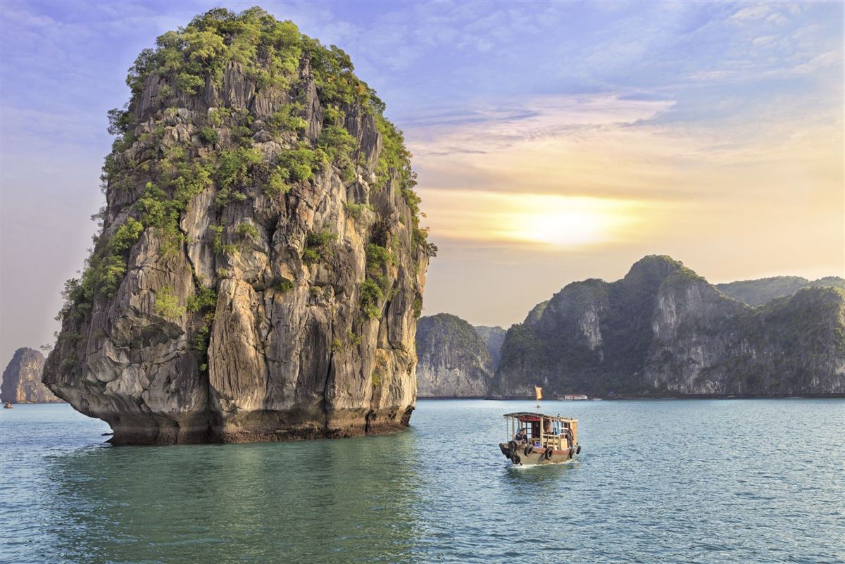 Einzigartige Halong-Bucht