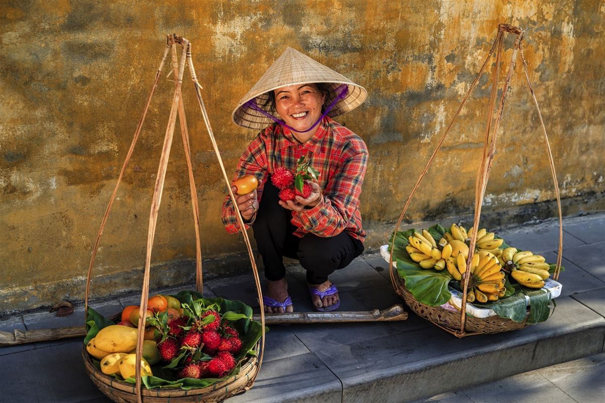 Freundliche Begegnung in Hoi An