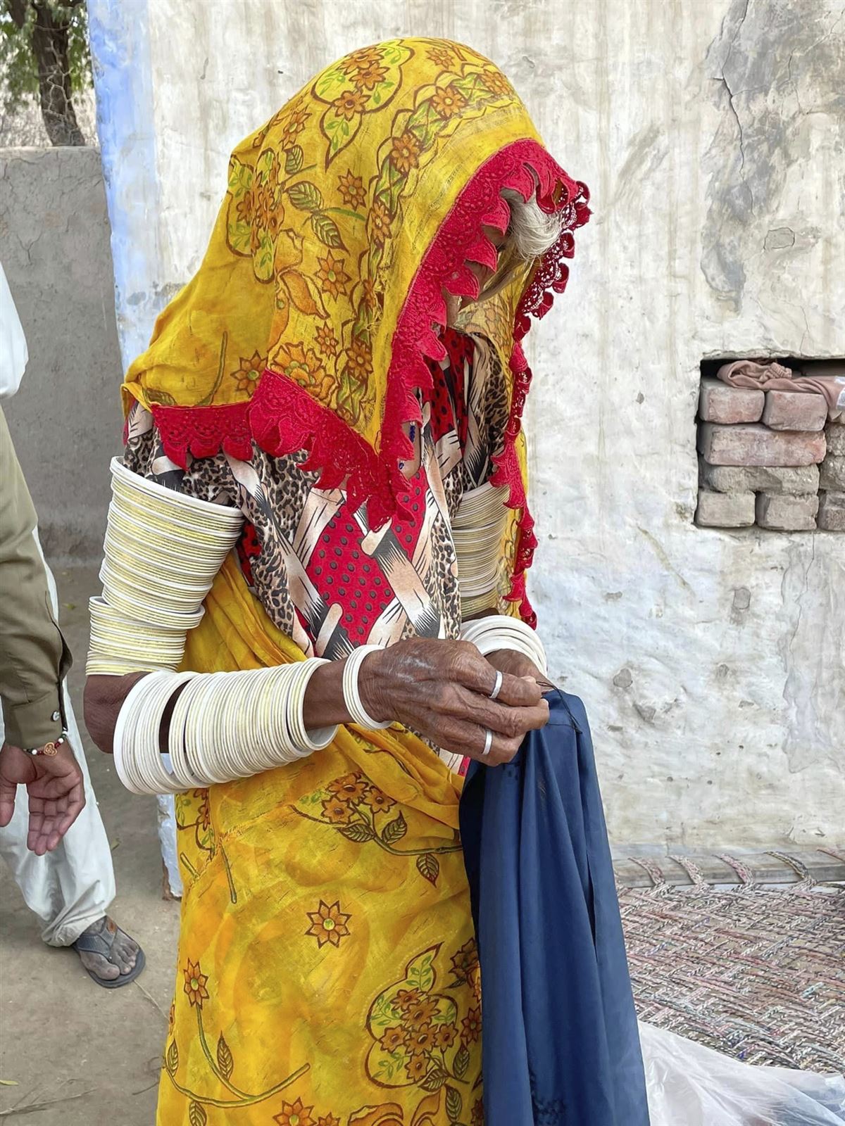 Lokale Tracht der Sindh