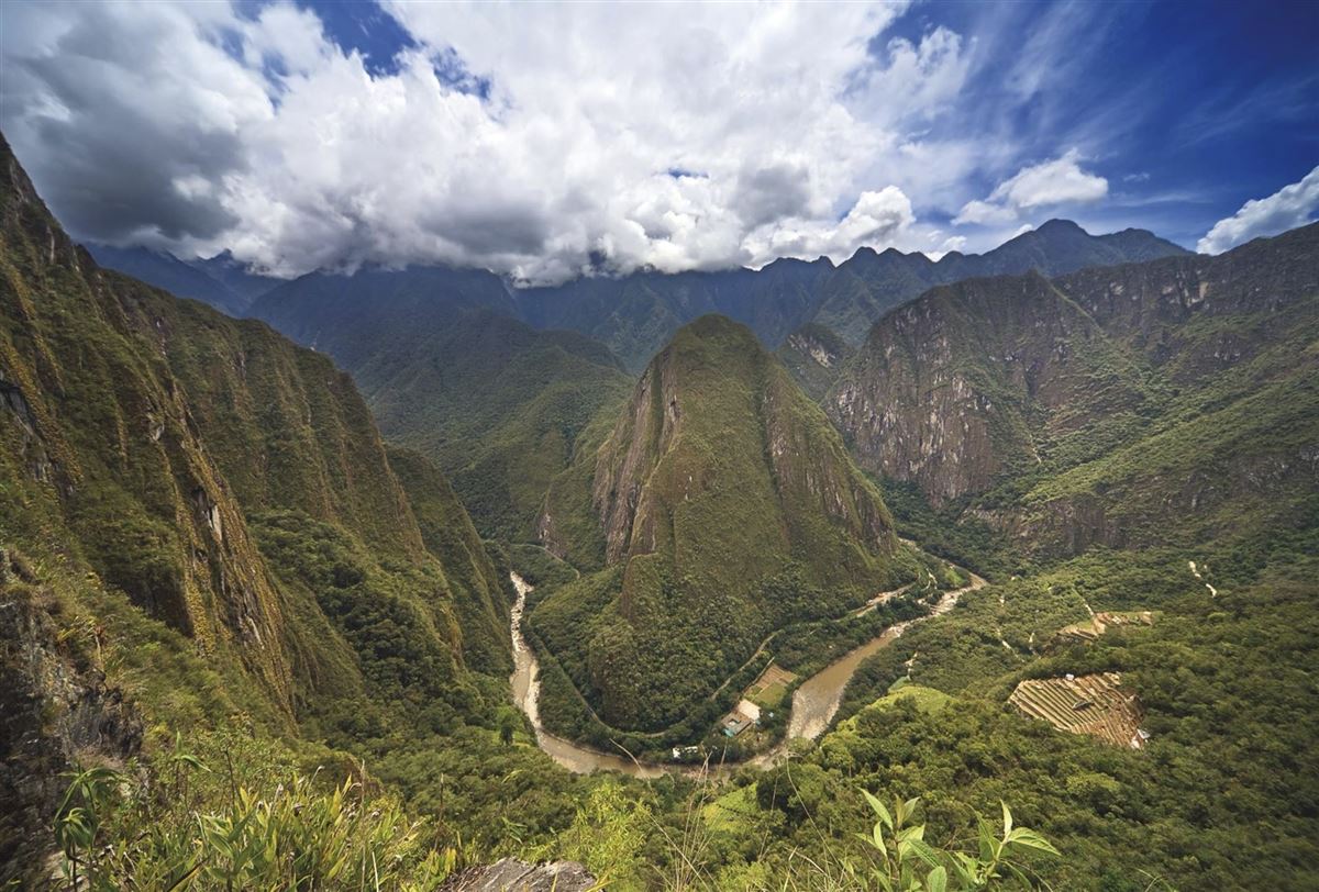 Die beeindruckende Landschaft bei Machu Picchu