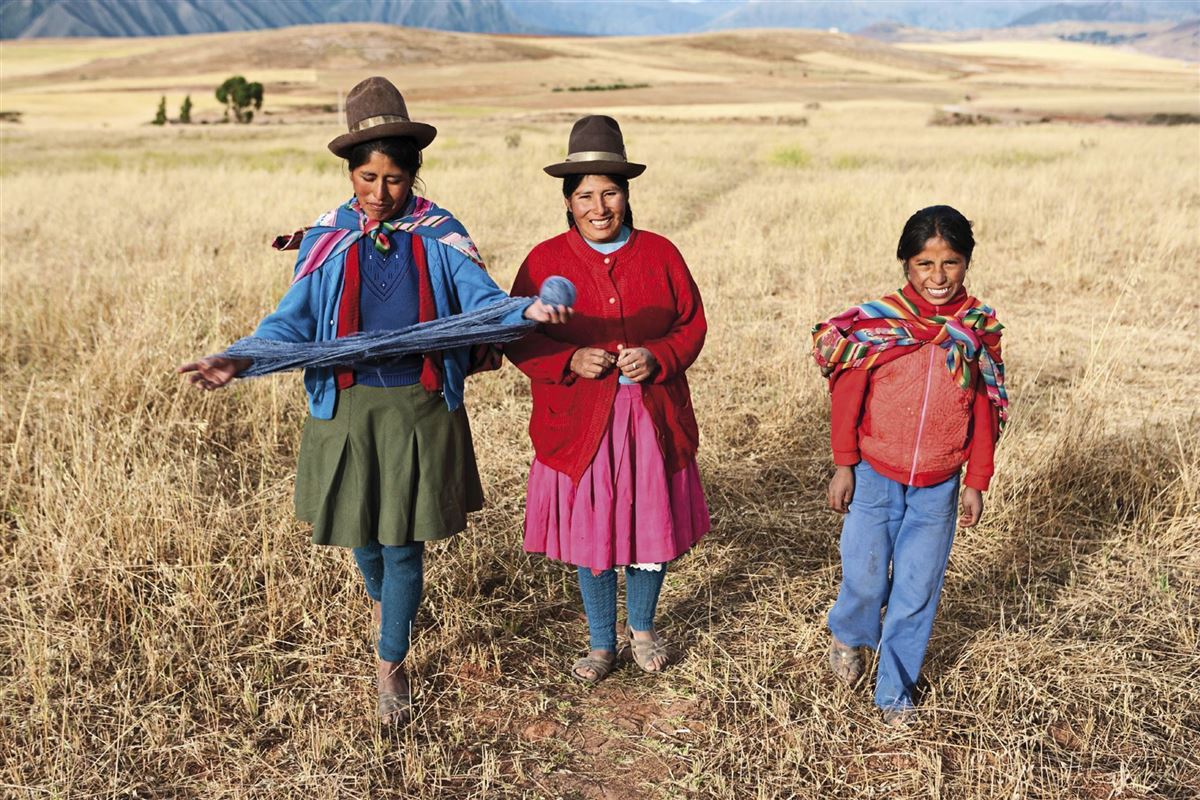 Begegnung im Urubamba-Tal