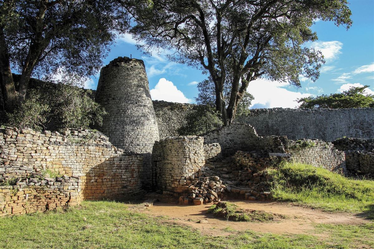 EIn Teil der "Great Zimbabwe Ruins"