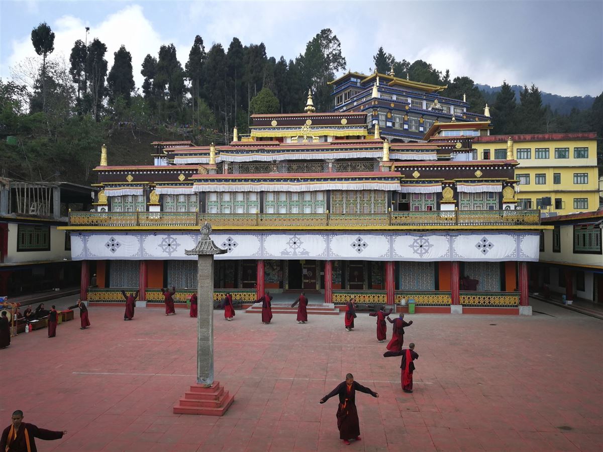 Das buddhistische Kloster Rumtek in Sikkim