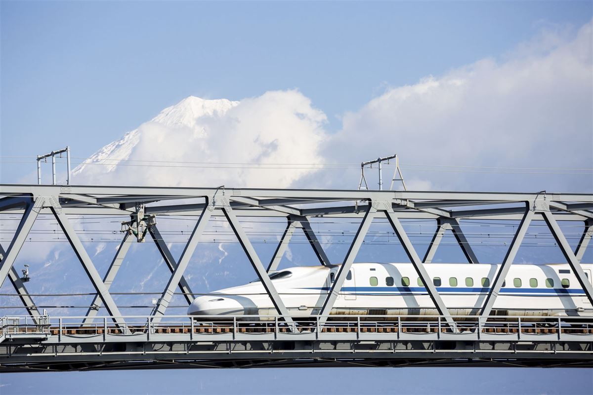 Blitzschnell und superpünktlich: der Shinkansen-Expresszug