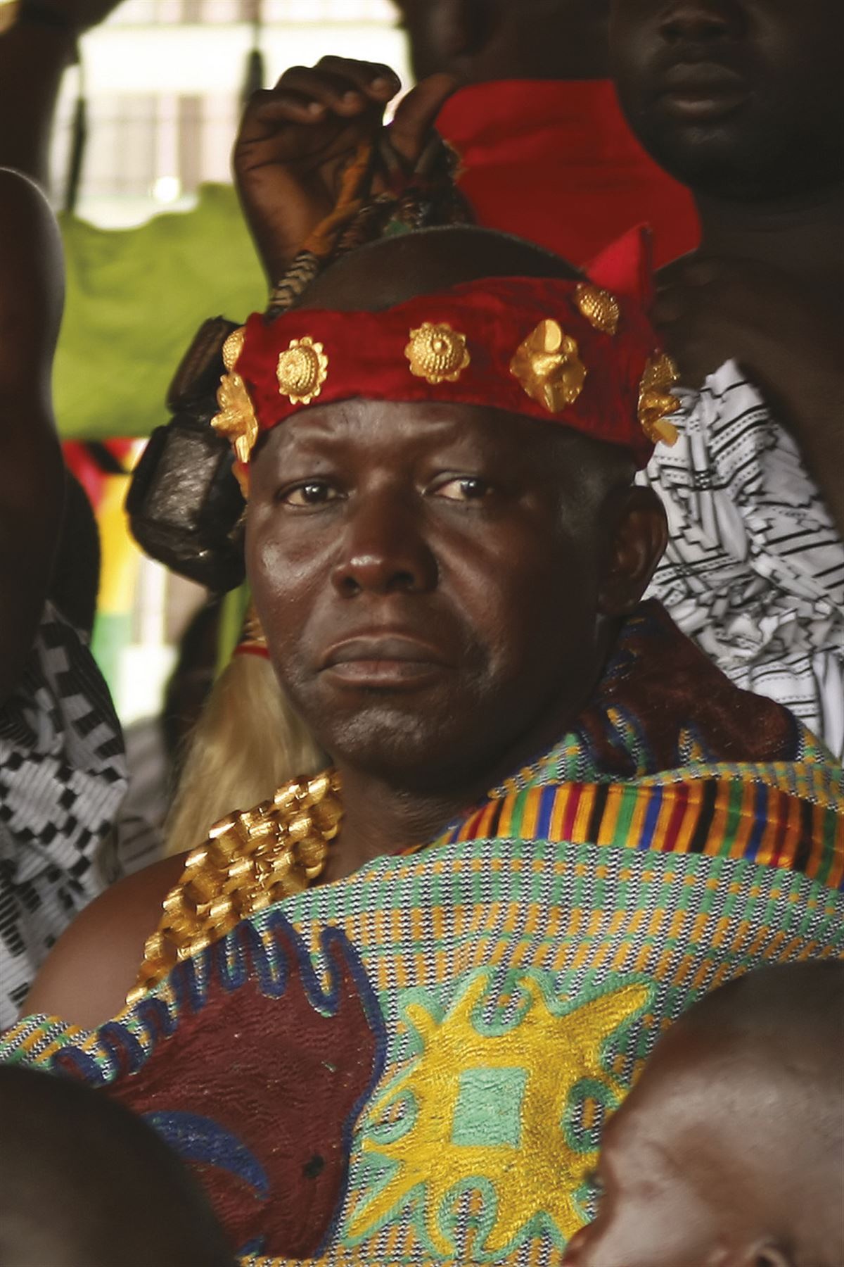 Ashanti-König in Kumasi, Ghana