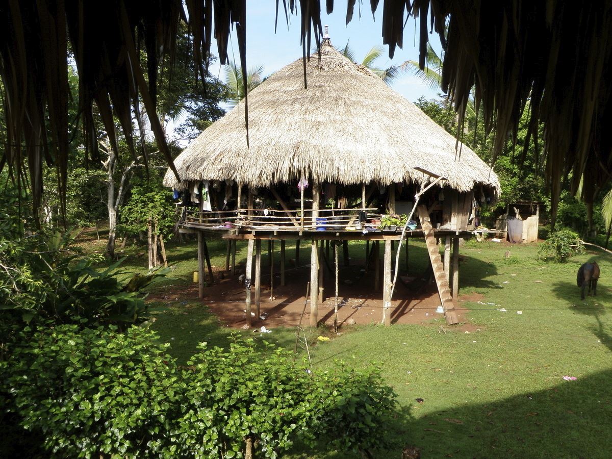 Hütte der Embera (Darien)