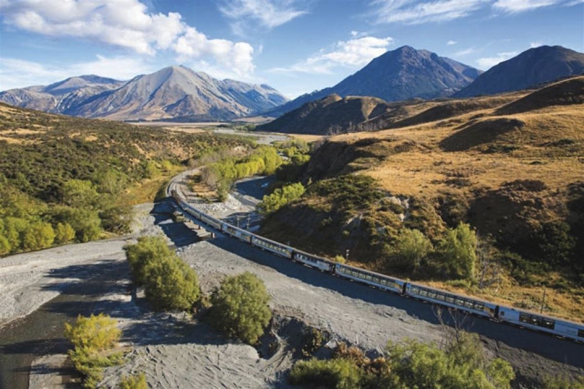 Mit dem TRANZ ALPINE über die Südinsel