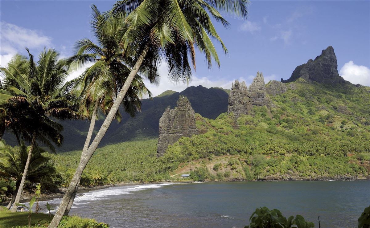 Felsformationen der Marquesas