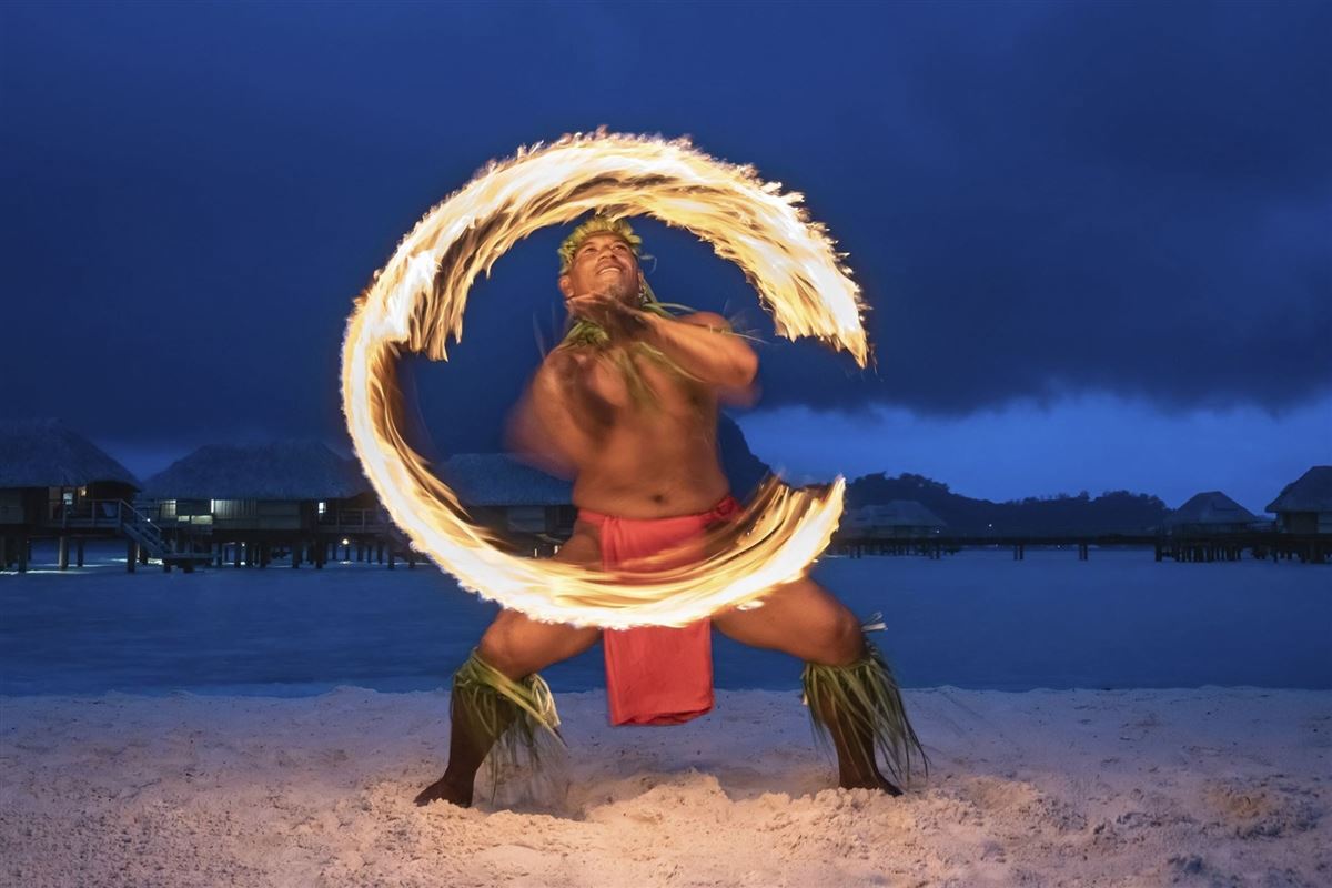 Feuertanz auf Bora Bora