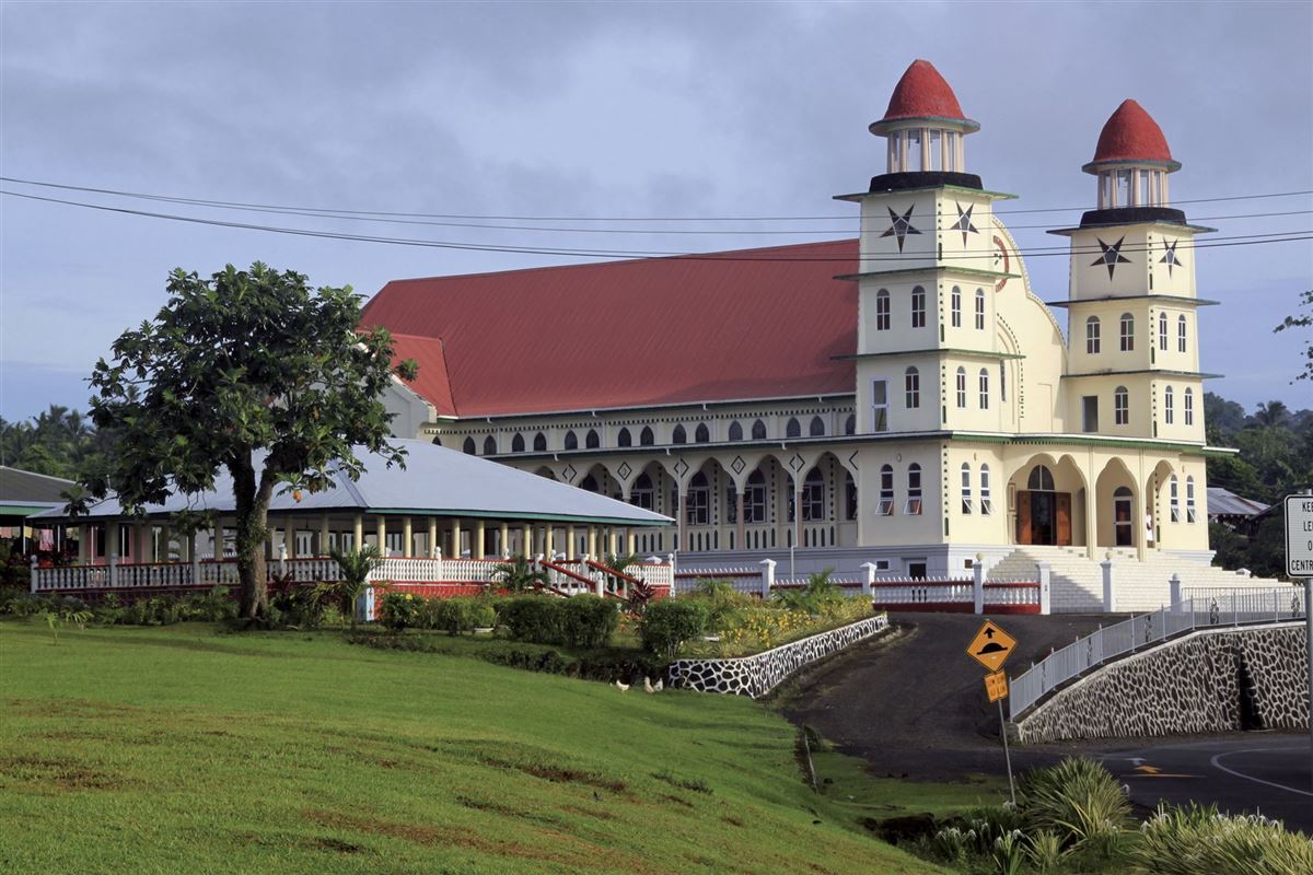 Kirche auf Savaii, Samoa