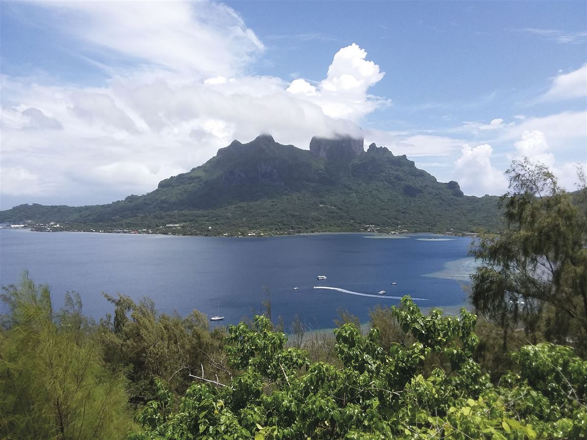 Der markante "Otemanu" auf Bora Bora