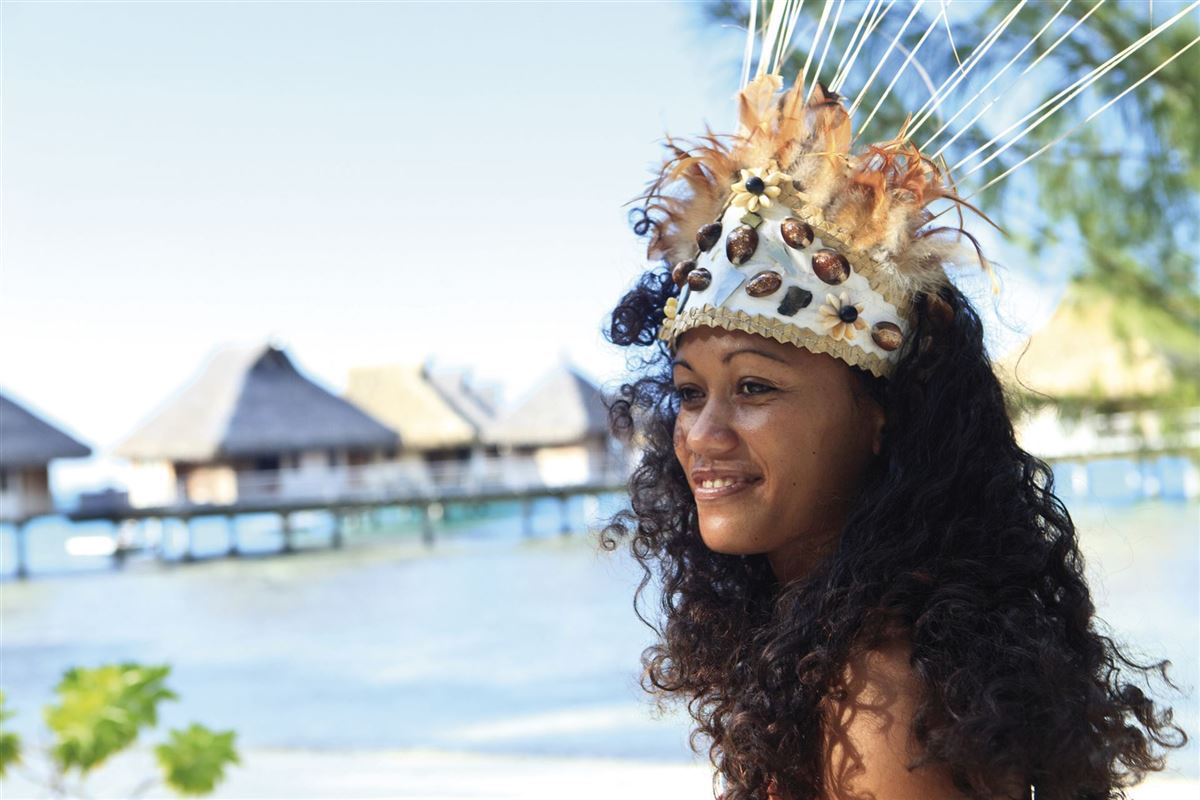 Tahitianische Tänzerin