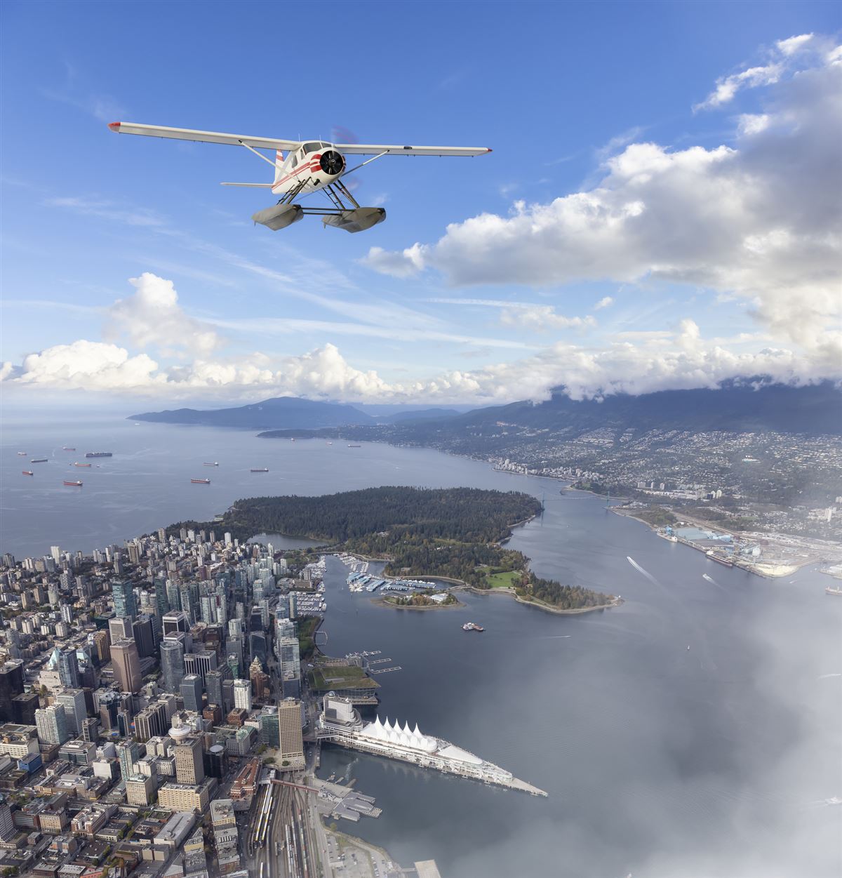 Mit dem Wasserflugzeug über Vancouver