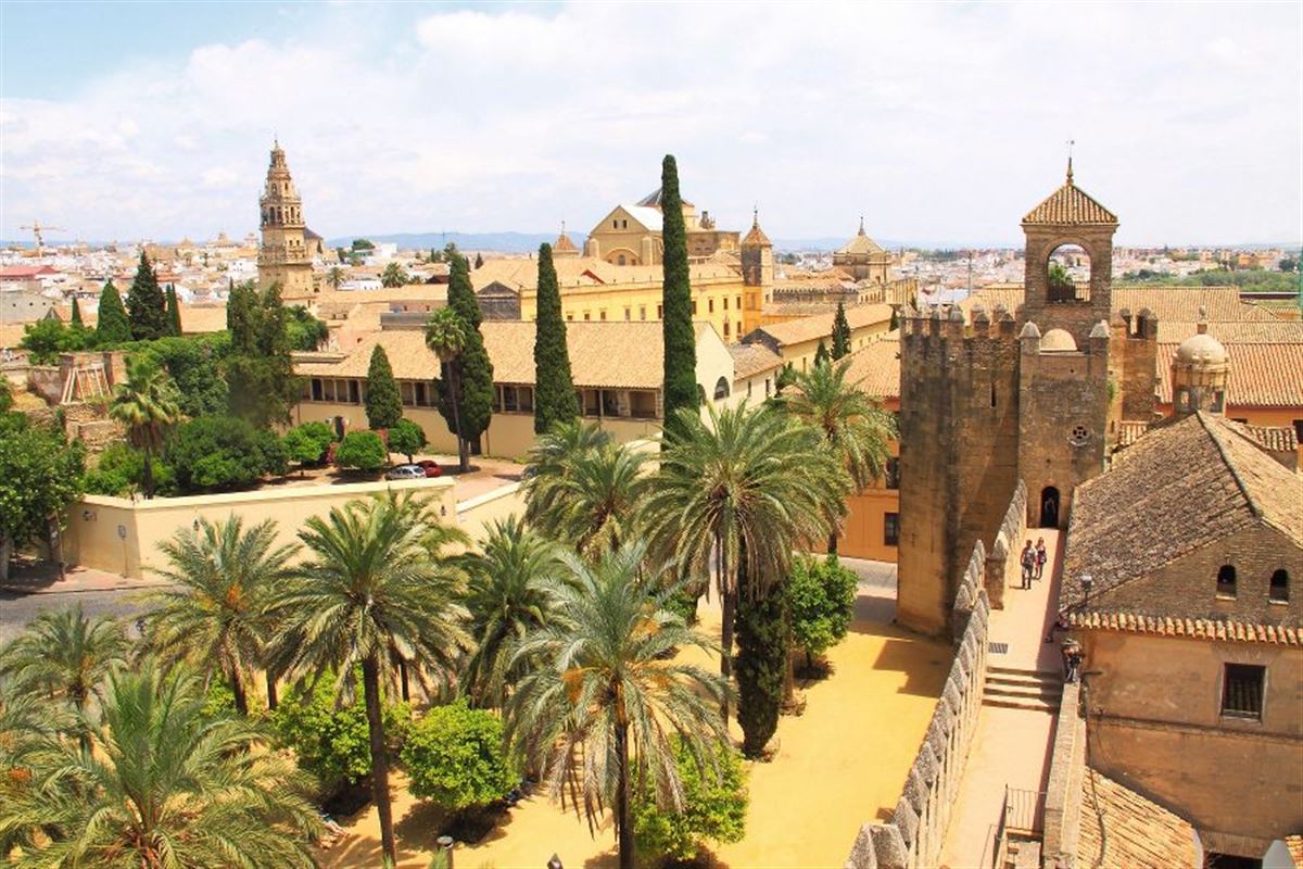 Alcázar de los Reyes Cristianos in Cordoba, Spanien