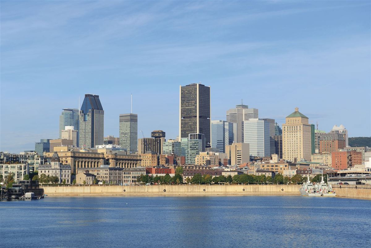 Die Skyline von Montreal