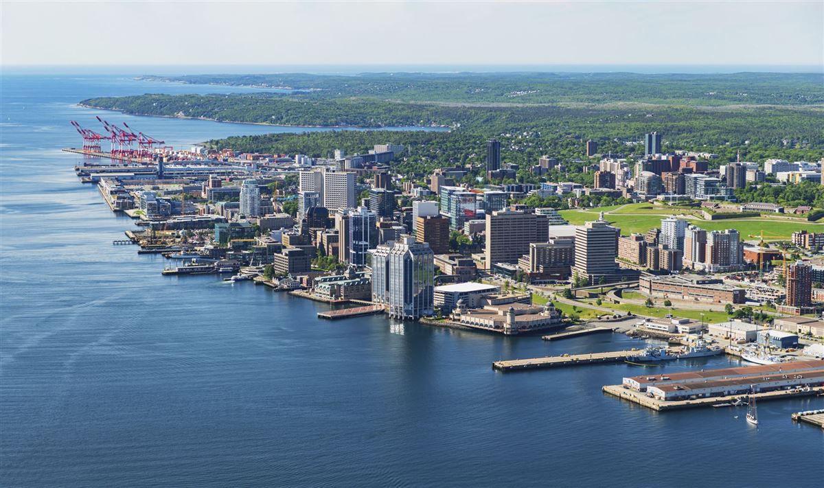 Blick auf Hailfax in Nova Scotia