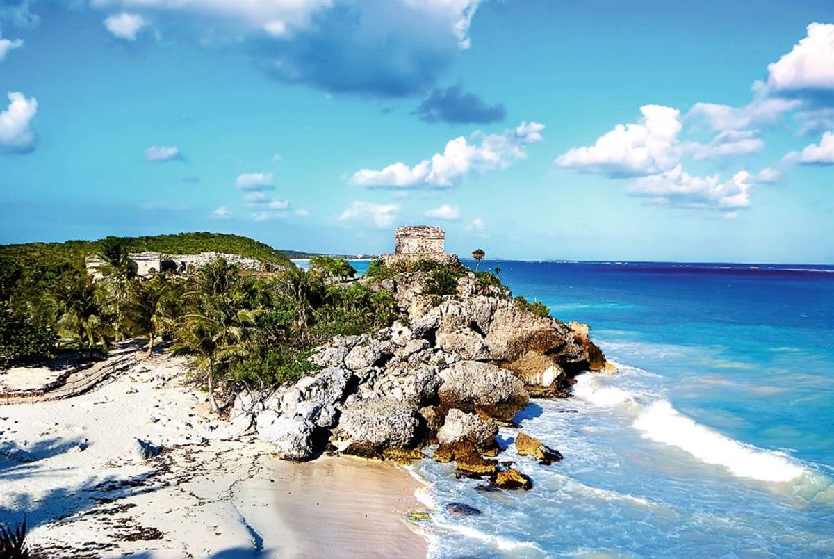 Maya-Ruinen von Tulum, Mexiko
