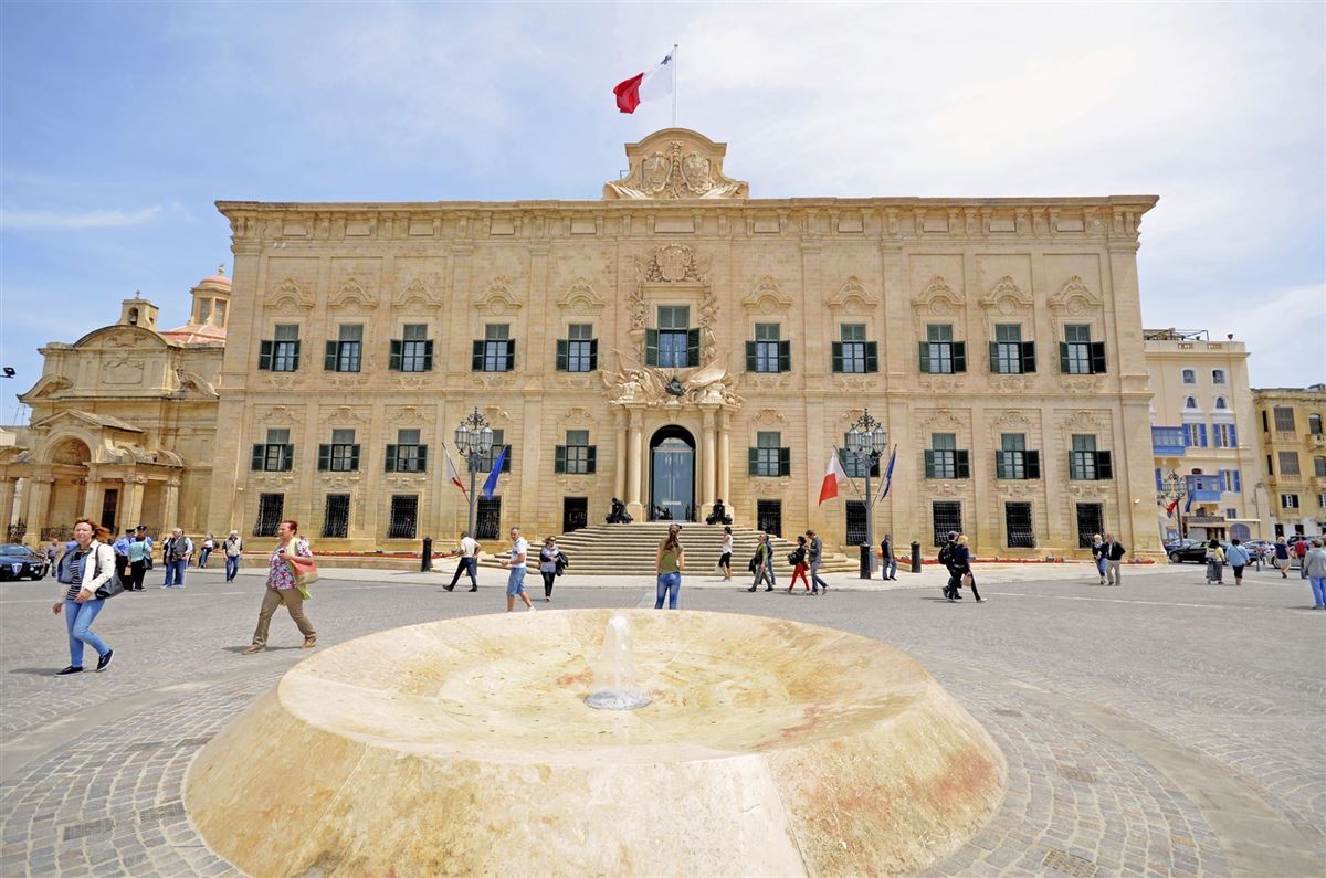 Valletta Auberge de Castille ©VisitMalta