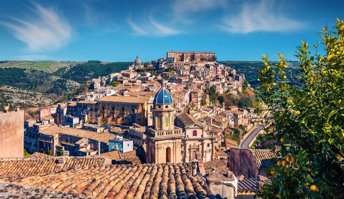 Blick auf Ragusa