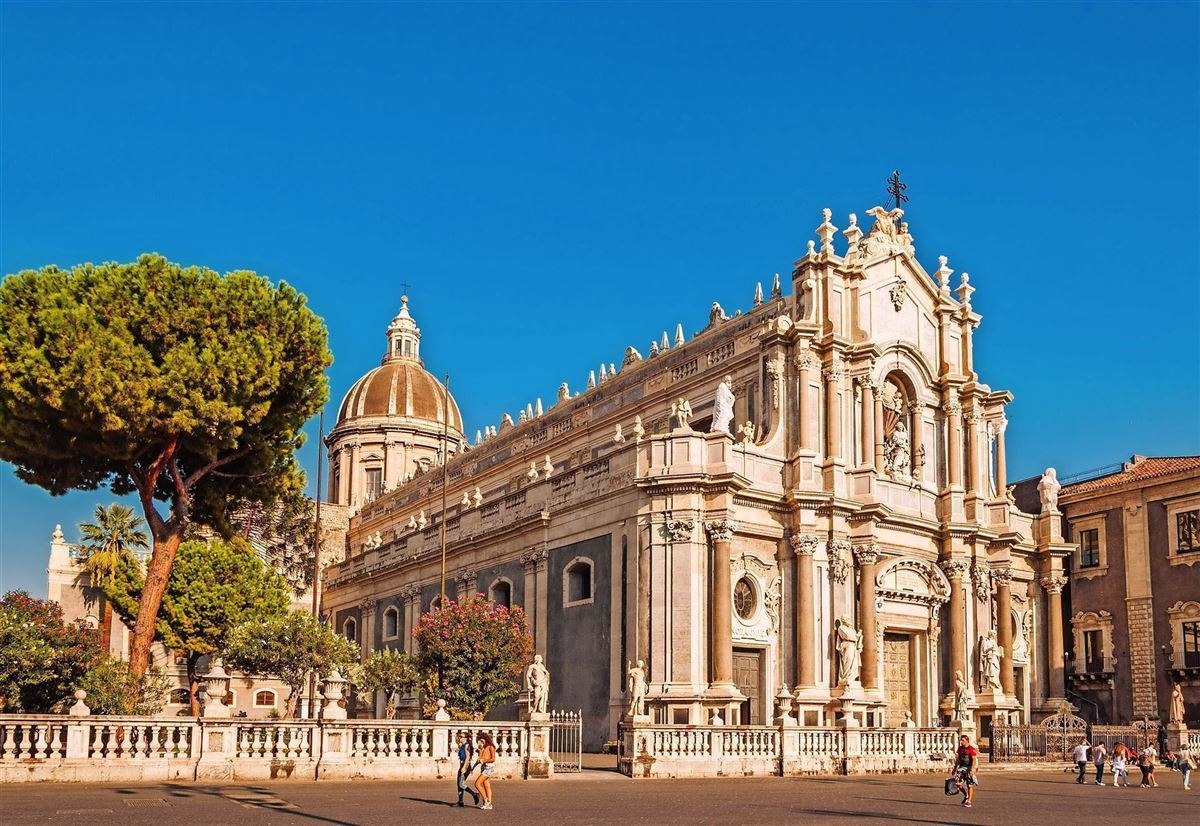 Kathedrale von Santa Agatha in Catania