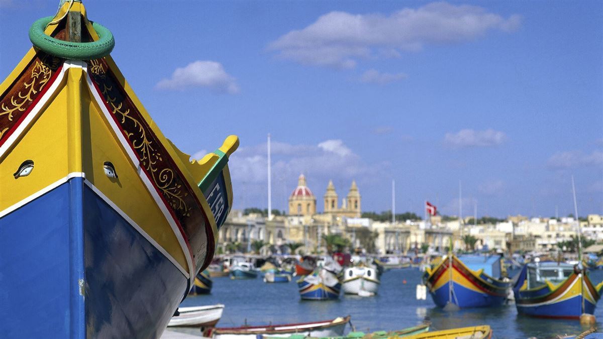 Marsaxlokk und die bekannten Luzzus ©VisitMalta