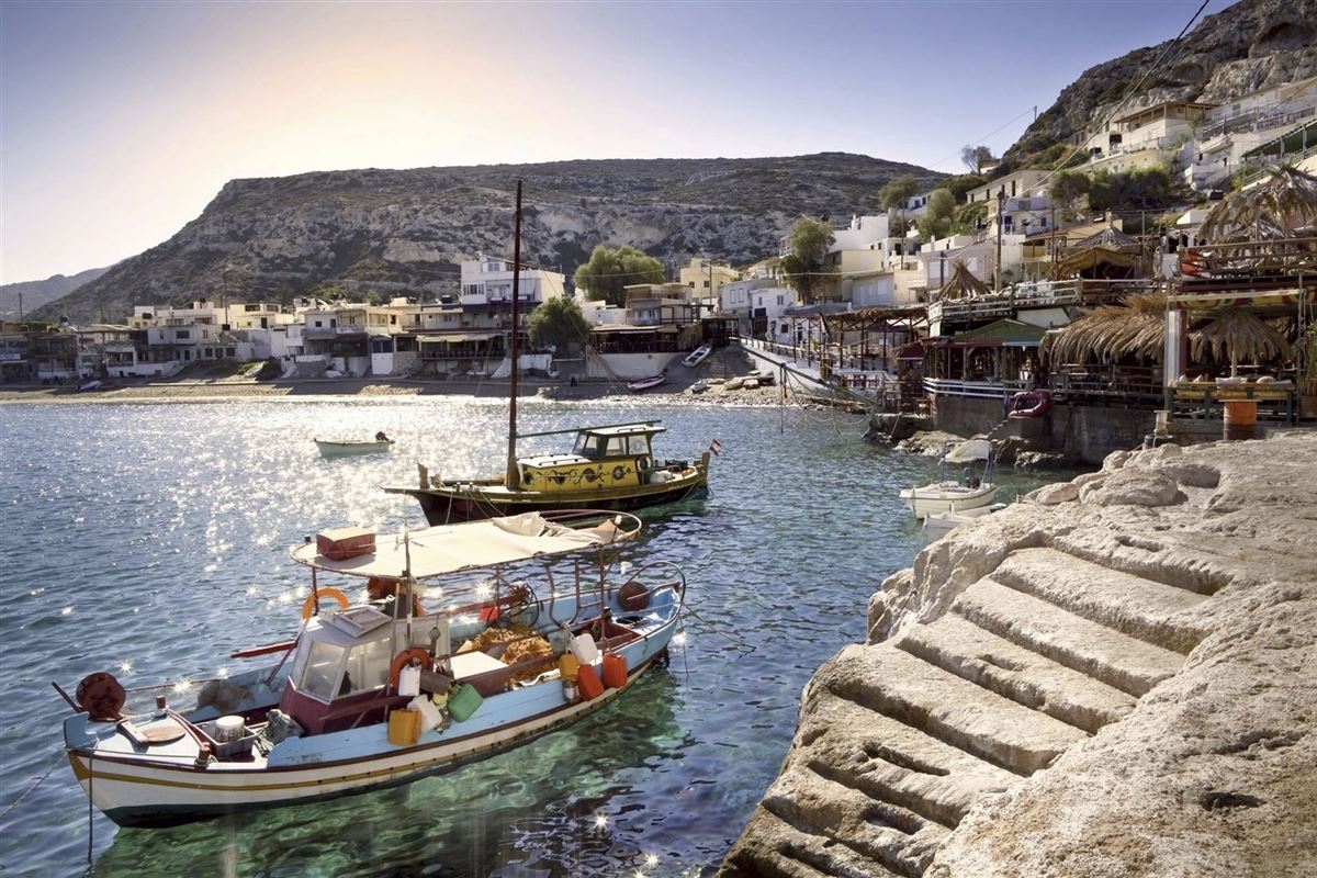 Matala - antiker Hafen von Gortys