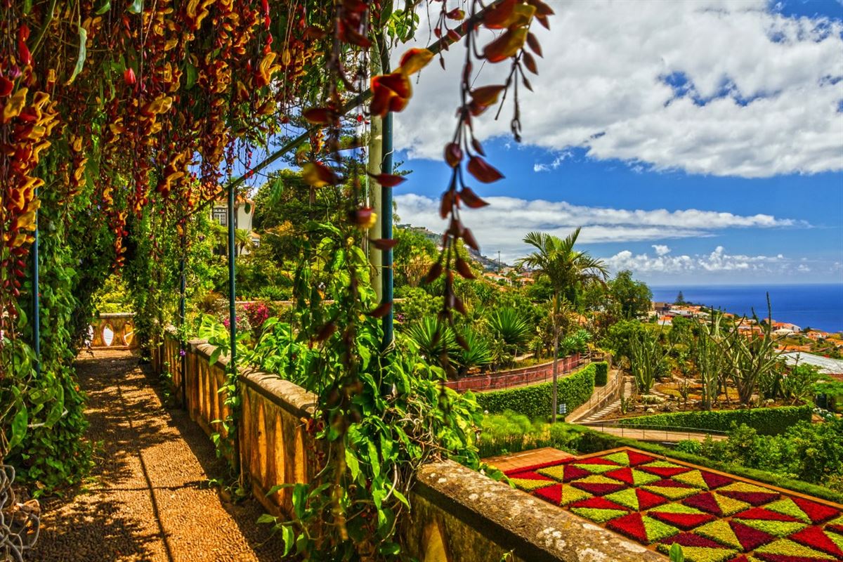 Botanischer Garten in Funchal, Insel Madeira, Portugal