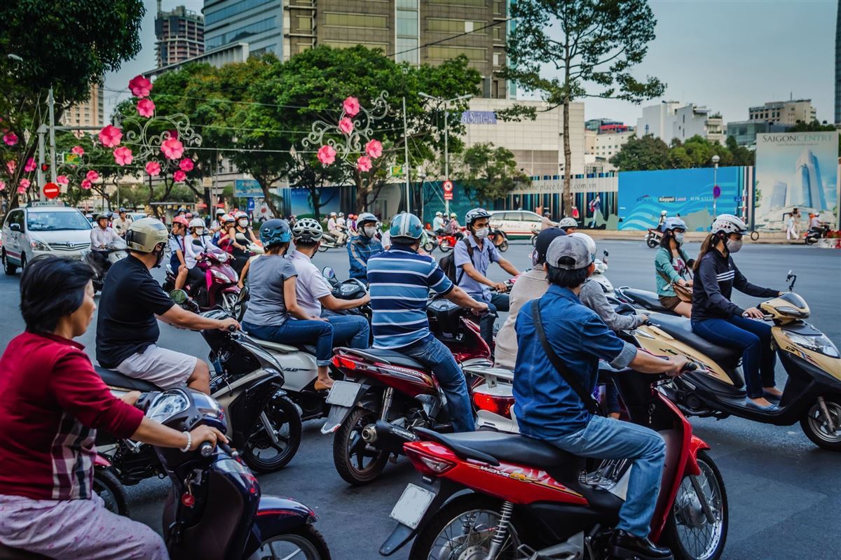 Verkehr in Saigon